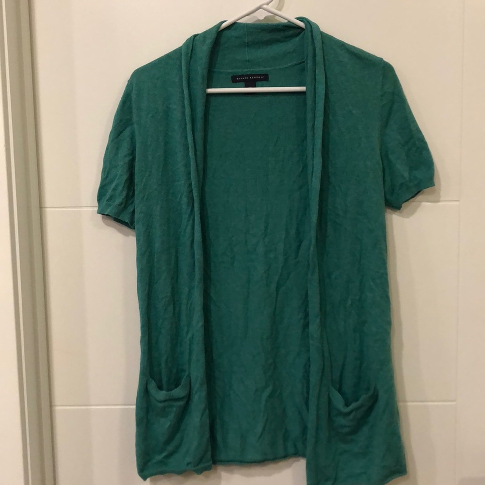 Short Sleeve Cardigan - Banana Republic